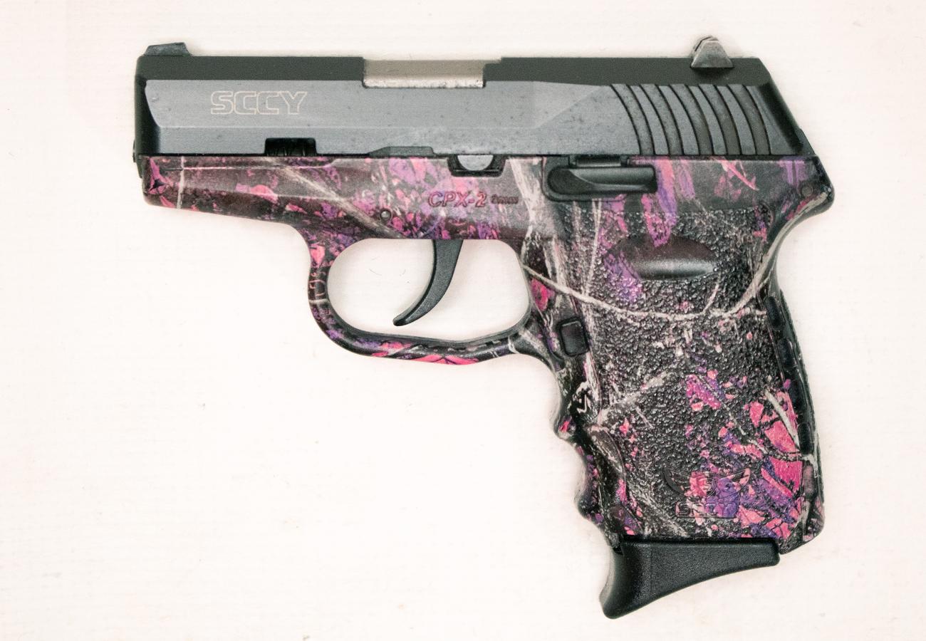 SCCY CPX-2 9mm Police Trade-In Semi-Auto Pistol with Muddy Girl Camo Finish